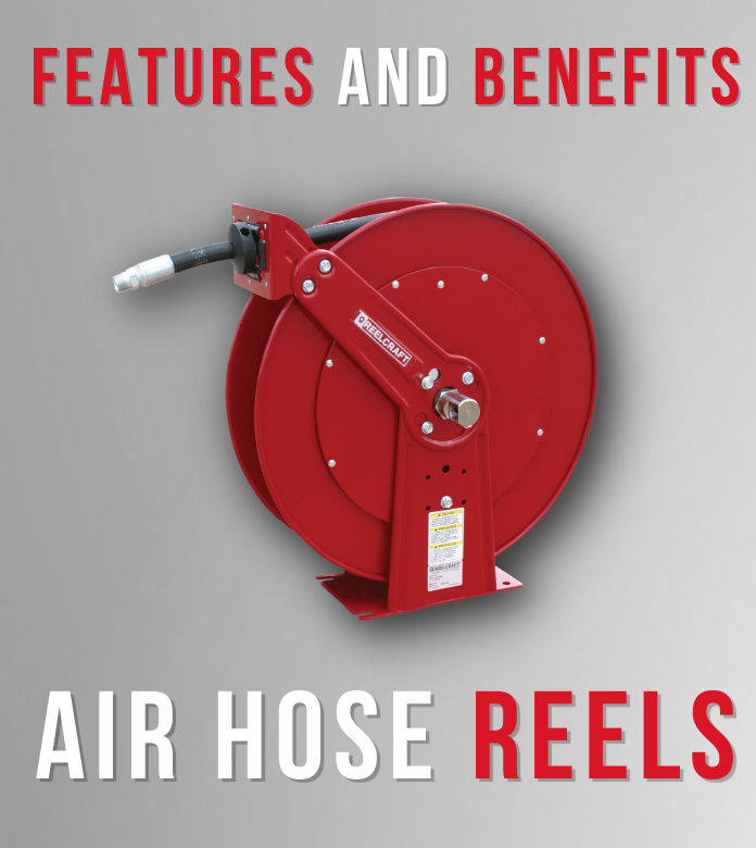 Air-Hose-Reel Retractable, Pneumatic Hose Reel Hose Reel Base, For Assembly  Line Production Automobile Maintenance Department 