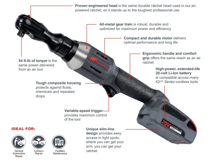 Ingersoll Rand R3150 Cordless Ratchet Wrench | 1/2
