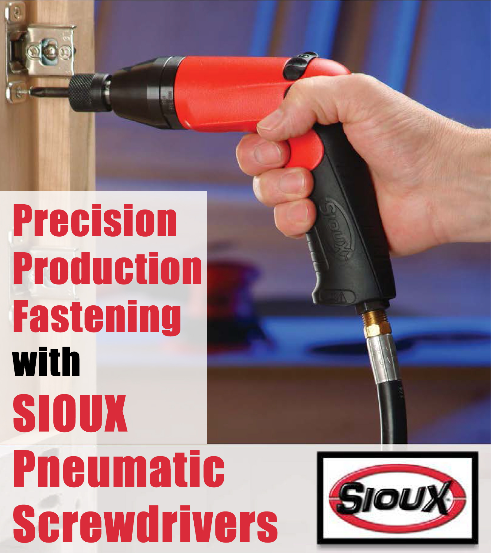 Sioux Pneumatic Screwdrivers Precision Tools for Production Fastening