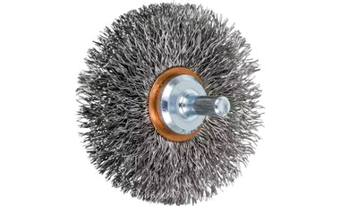 PFERD 82953 Crimped Wire Wheel Brush | 2 Diameter | Brass Wire | Sold by  Box of 10