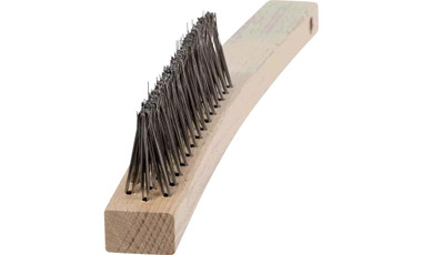 Lessmann 120801 Steel Wire V-Groove Scratch Brush