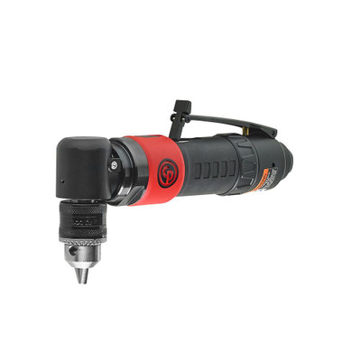 Angle Drill, 90 Degree, 3/8'' (10mm), Reversible, Pneumatic, HD, Keyed  Chuck, Free Speed 1800 Rpm, CHICAGO PNEUMATIC (CP879)