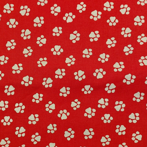 White Paws on Red