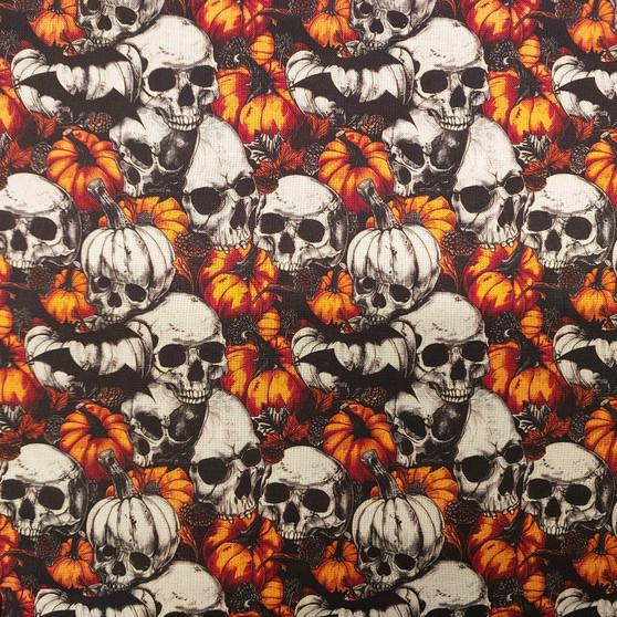 Pumpkins and Skulls