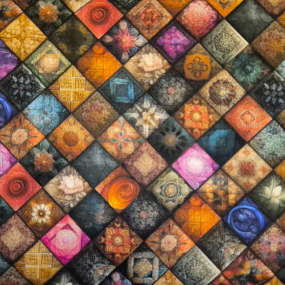 Patchwork Forget Me Not 