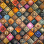 Patchwork Forget Me Not 