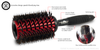 Large Vented Ceramic Brush with Nylon and Boar Bristles