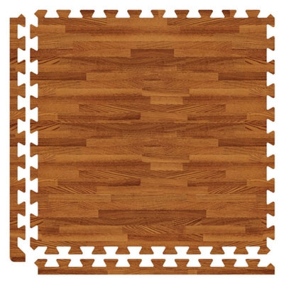 Soft Rubber Flooring With Hardwood Look