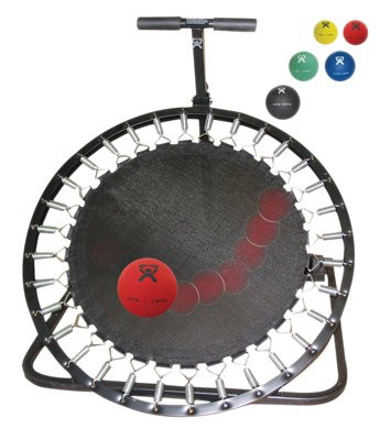 Cando Round Adjustable Medicine Ball Rebounder Balls and Rack Options