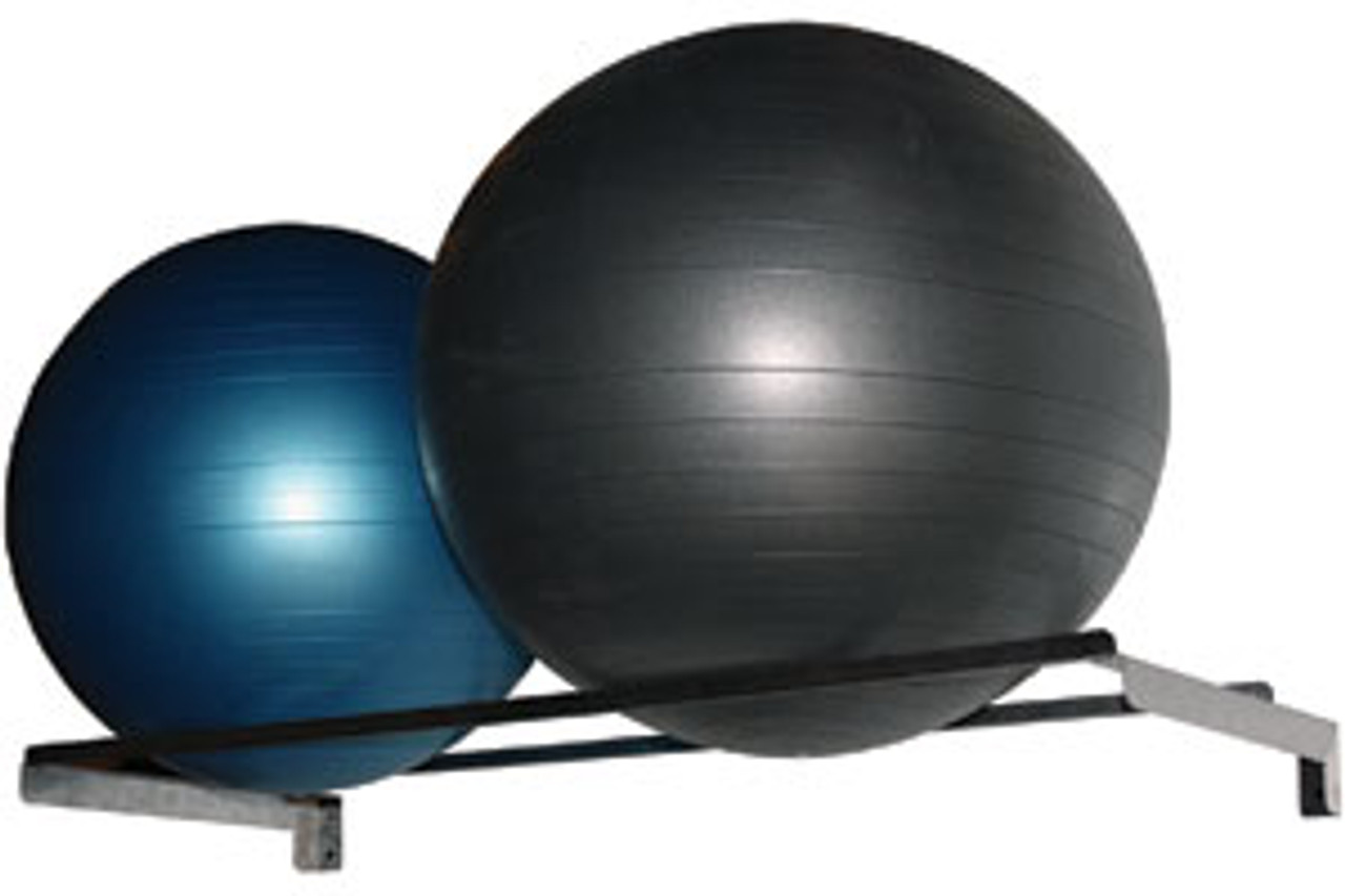 Wall Mount 2 Count Exercise Ball Rack prohealthcareproducts