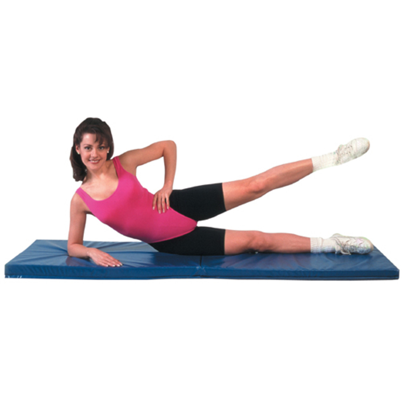 Cando Exercise Mat - Center Fold (2-inch EnviroSafe Foam with Cover, 2 x 6  feet) - prohealthcareproducts.com