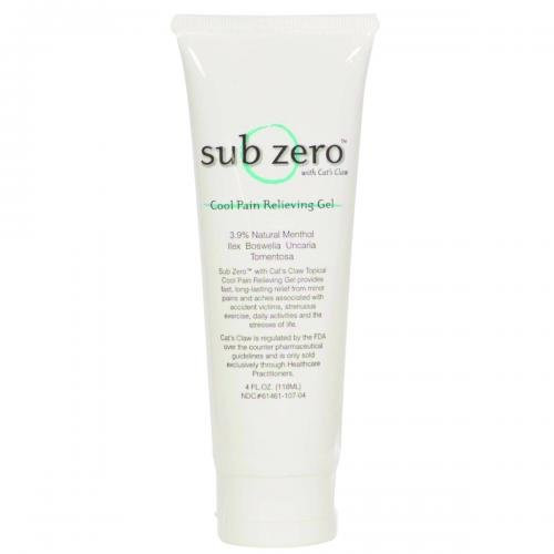 Sub Zero Gel for Relieving Pain (4 oz tube) (EN1109511)