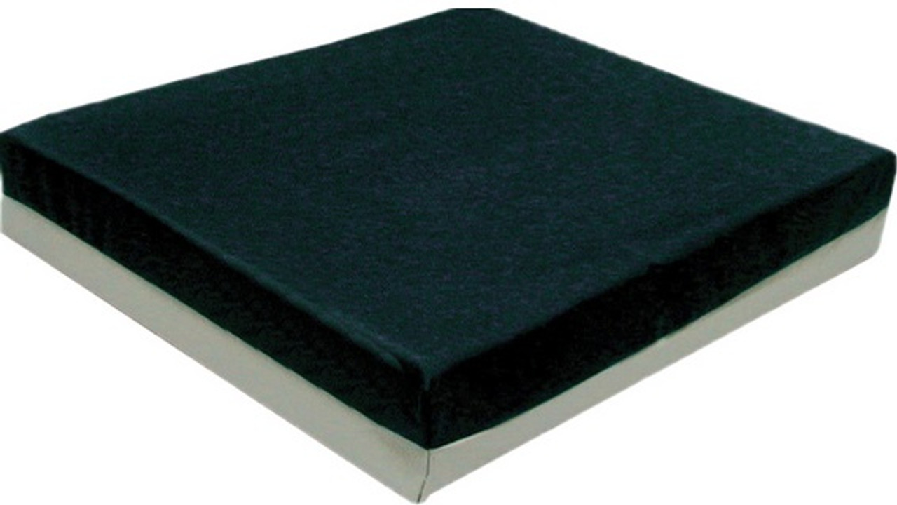 Foam Wheelchair Cushion with Removable Cover (16 x 18 x 2 inches