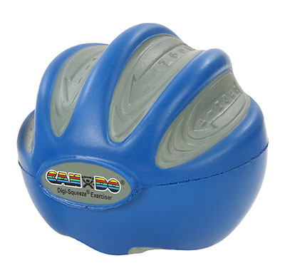 CanDo® DigiSqueeze® hand exerciser Large Blue, firm