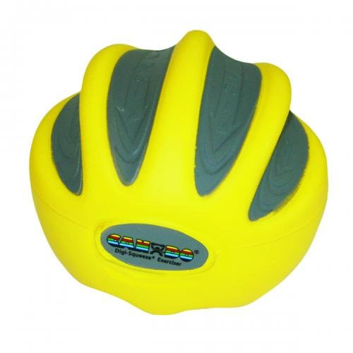 CanDo® DigiSqueeze® hand exerciser Small Yellow, xlight