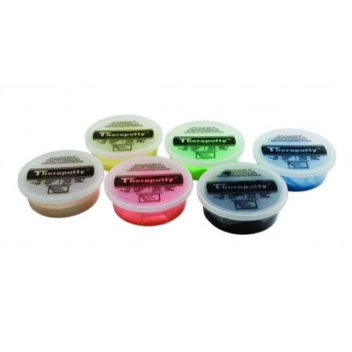 Cando Theraputty Exercise Material (6 oz, 6 pieces, all colors)