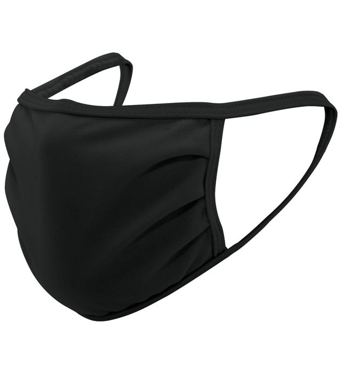 Black Polyester Face Mask Bulk Pack