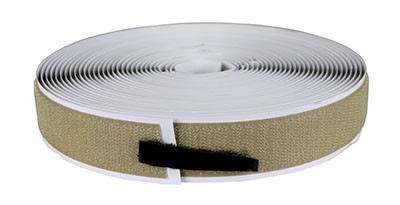 1 self-adhesive hook material, 10 yard, tan