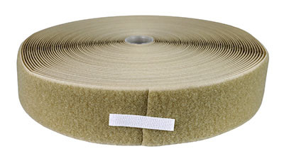2 loop material, 25 yard, tan