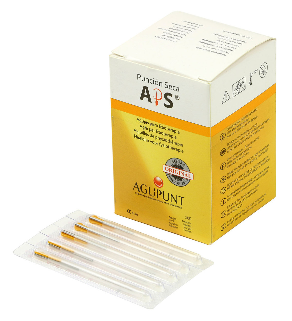 APS, Dry Needle, 0.30 x 30mm, Gold tip (box of 100). For Sale