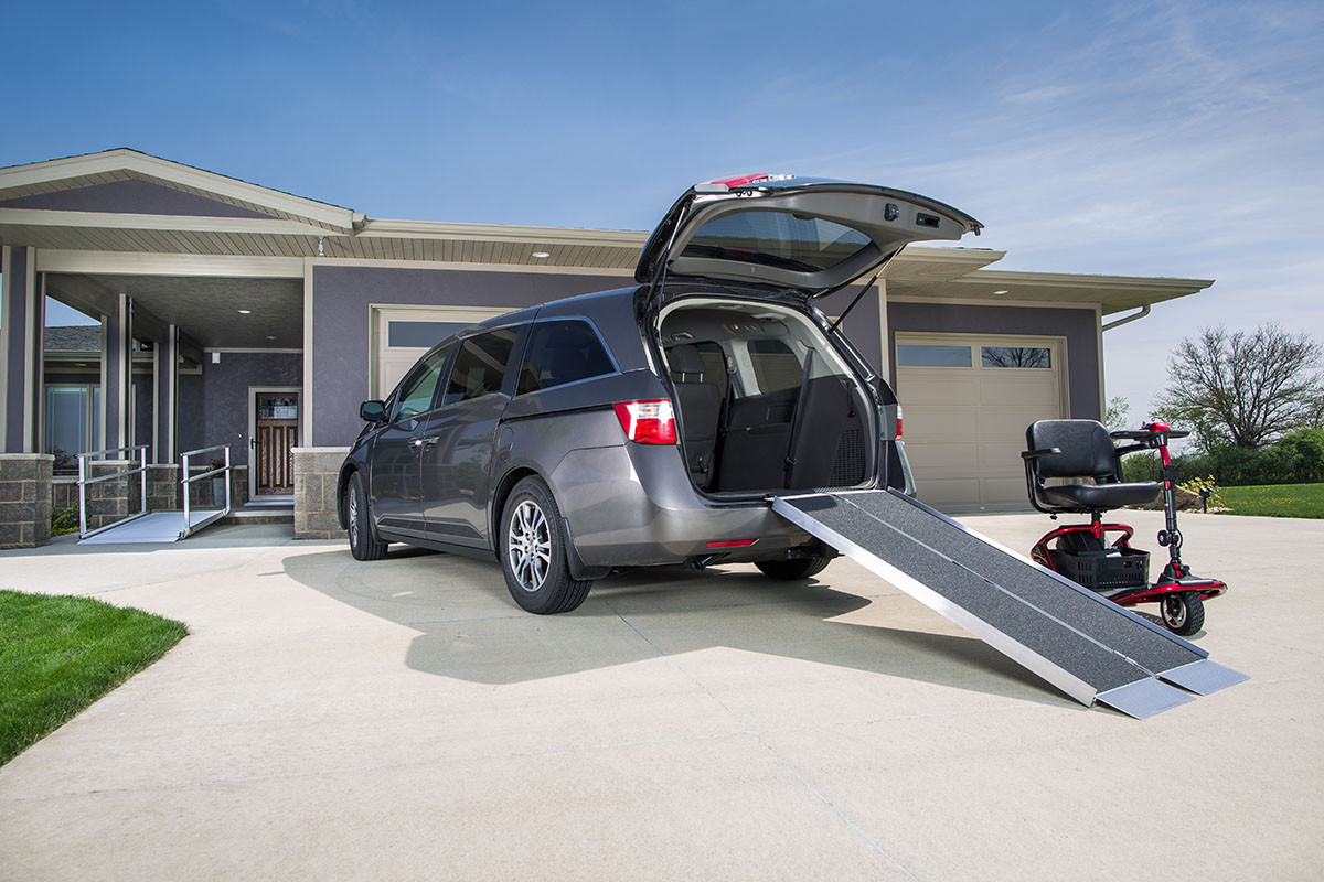 Suite Case Ramp EZ-ACCESS, Suitcase Singlefold (Applied Surface) Ramp, 3ft. For Sale