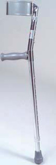 Height Adjustable Aluminum Forearm Crutch - Pair