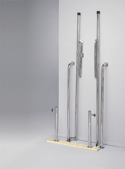 Parallel Bars - Space Saving Folding Wall Mount Folded Up