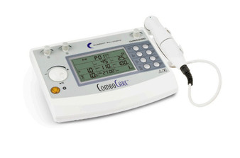 The versatile Current Solutions ComboCare Electrotherapy Ultrasound Machine allows the therapist to provide treatment with both modalities.