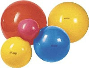 PhysioGymnic Inflatable Exercise Ball (Red, 30 inches)