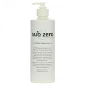 Sub Zero Gel for Relieving Pain (16 oz pump bottle, 12-piece case)