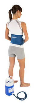 AirCast CryoCuff for Back/Hip/Rib with Gravity Feed Cooler