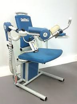 Chattanooga CPM device provides anatomical motion for the patient's shoulder while remaining comfortable and reliable.