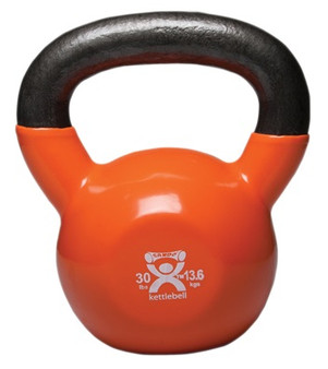 vinyl-coated kettlebell