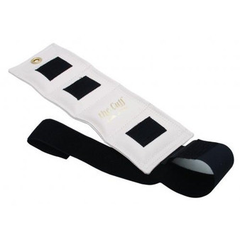 Deluxe Cuff Ankle and Wrist Weight (White, 2 lbs)