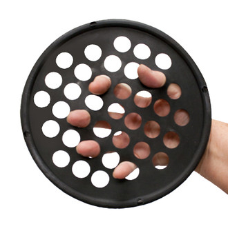 CanDo® Hand Exercise Web - Low Powder - 7" Diameter - Black - X-Heavy