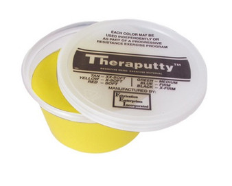 CanDo® Scented Theraputty® Exercise Material - 2 oz - Banana - Yellow - X-Soft
