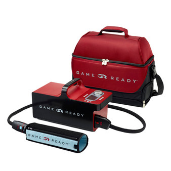 Using the GRPro 2.1 Active Cold Therapy Machine Flexed Elbow Wrap Applies Cold Compression to the Elbow without disrupting the healing after Tommy Johns Surgery.