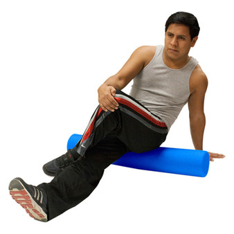 CanDo Foam Roller - Blue PE foam - 6" x 36"