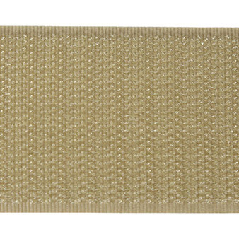 1 Inch Standard Tan Hook Material, 10 yard