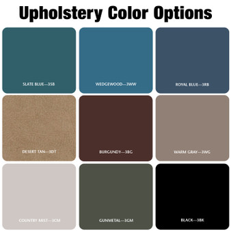 Clinton, F-Series Black Frame Chair with No Arms