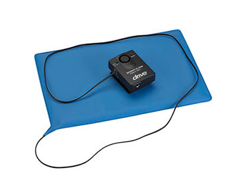 Pressure Sensitive Bed Chair Patient Alarm with Reset Button, Size 10 x 15 Chair Pad