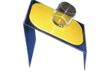 Dycem non-slip sure anchor surface rectangular pad, 7-1/4x10, yellow