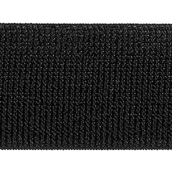 2 Inch Durable Elastic Loop Material, 25 Yard Dispenser Box, Black