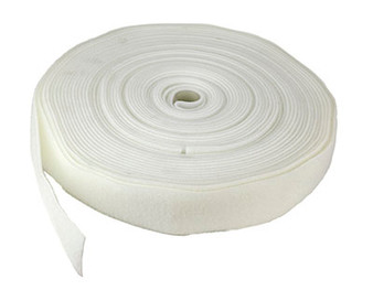 2-Sided Durable Built Hook/Loop - 2 x 25 Yard - White