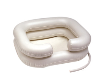 Inflatable Head, Neck, and Shoulder Support Shampoo Basin