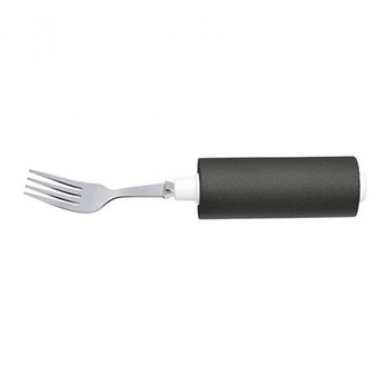 Utensil, large grip foam soft handle, straight fork