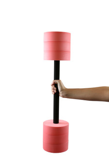 CanDo Red Swim Bar Held in Hand