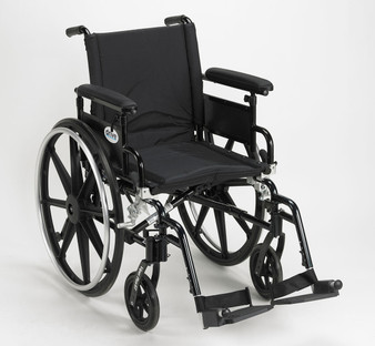 Viper+ 16" Seat Wheelchair - Flip RemovAdjust. Full Arms, Swing Footrests