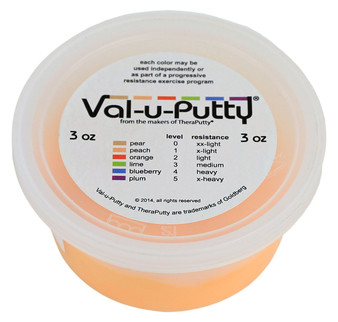 Val-u-Putty Exercise Putty - Peach, X-Soft (3 oz)