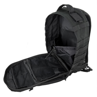 LINE2design Standard Assault Pack (16" x 11" x 9 ", Black) Open